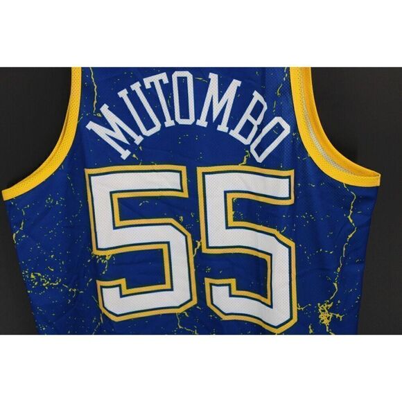 Mitchell & Ness Denver Nuggets Mutumbo Jersey Mens Large Retro Graphic Adult - Picture 6 of 9